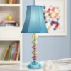 360 Lighting Bohemian Country Cottage Accent Table Lamp 21" High Teal Blue Stacked Glass For Bedroom Living Room Bedside Nightstand Office Kids Family 1 360 Lighting Bohemian Country Cottage Accent Table Lamp 21" High Teal Blue Stacked Glass For Bedroom Living Room Bedside Nightstand Office Kids Family -Selected Home Furnishings Store GUEST 30f77b16 0a1d 4560 8e4f 2b991e7bedaf