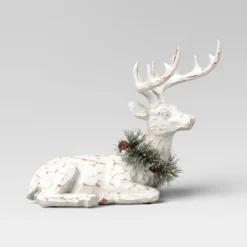 10.25" Sitting Reindeer Animal Figurine - Wondershop™ White 7 10.25" Sitting Reindeer Animal Figurine - Wondershop™ White -Selected Home Furnishings Store GUEST 3255b3aa e08f 43d6 b25a e1fb32c7eaa2