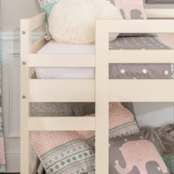 Twin Over Twin Indy Solid Wood Low Bunk Bed - Saracina Home 15 Twin Over Twin Indy Solid Wood Low Bunk Bed - Saracina Home -Selected Home Furnishings Store GUEST 32ed9e38 4f0a 4624 8239 bbf00adabaf2