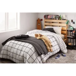 Reversible Microfiber Grid Comforter - Room Essentials™ 13 Reversible Microfiber Grid Comforter - Room Essentials™ -Selected Home Furnishings Store GUEST 3461f2cc 3d8d 40ee b98b 17a6275dab4d