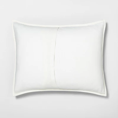 Textured Stripe Pillow Sham Dark Gray/Cream - Hearth & Hand With Magnolia 4 Textured Stripe Pillow Sham Dark Gray/Cream - Hearth & Hand With Magnolia - Image 2