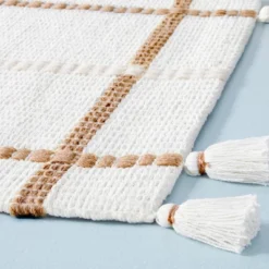 Bold Cross Stripes Tassel Rug Cream/Tan - Hearth & Hand™ With Magnolia 10 Bold Cross Stripes Tassel Rug Cream/Tan - Hearth & Hand™ With Magnolia -Selected Home Furnishings Store GUEST 370f86ee 553d 4bb6 baf5 8193ac52cf37