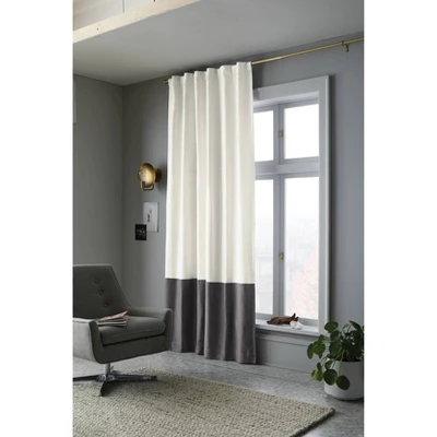 1pc Blackout Color Block Window Curtain Panel - Project 62™ 4 1pc Blackout Color Block Window Curtain Panel - Project 62™ - Image 2