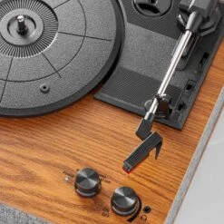 3-Speed Record Player Brown/Gray - Hearth & Hand™ With Magnolia 8 3-Speed Record Player Brown/Gray - Hearth & Hand™ With Magnolia -Selected Home Furnishings Store GUEST 38f5f3a4 be30 4624 9c9a 3488c5481e06