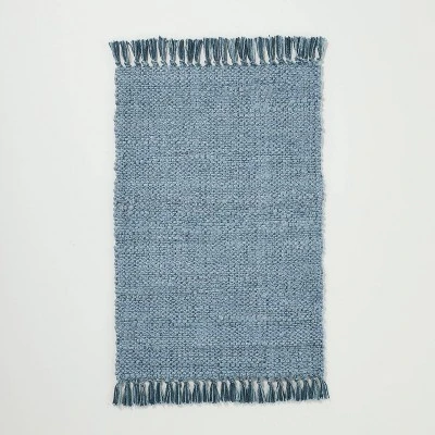 Solid Jute Area Rug Faded Blue - Hearth & Hand™ With Magnolia 7 Solid Jute Area Rug Faded Blue - Hearth & Hand™ With Magnolia - Image 5