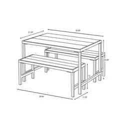 3pc Kids' Metal Outdoor Table Set - Dark Gray - Hearth & Hand™ With Magnolia 13 3pc Kids' Metal Outdoor Table Set - Dark Gray - Hearth & Hand™ With Magnolia -Selected Home Furnishings Store GUEST 3b362172 1f8b 45d0 ad76 10781f31a5d5
