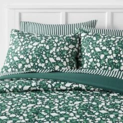 Floral Printed Microfiber Reversible Comforter & Sheets Set Dark Green - Room Essentials™ 15 Floral Printed Microfiber Reversible Comforter & Sheets Set Dark Green - Room Essentials™ -Selected Home Furnishings Store GUEST 3b9a5973 d4a1 463a af2e 3b4ff4b32e85