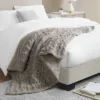 50"x60" Ruched Faux Fur Throw Blanket - Madison Park 2 50"x60" Ruched Faux Fur Throw Blanket - Madison Park -Selected Home Furnishings Store GUEST 3bb9288c 7815 4bce 92e2 2cc34cf2acdb
