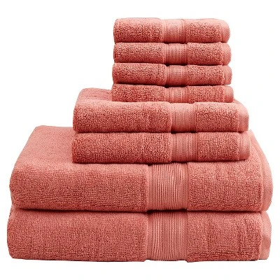 8pc Cotton Bath Towel Set 8 8pc Cotton Bath Towel Set - Image 6