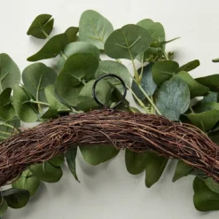 24" Faux Seeded Eucalyptus Wreath - Hearth & Hand™ With Magnolia 7 24" Faux Seeded Eucalyptus Wreath - Hearth & Hand™ With Magnolia -Selected Home Furnishings Store GUEST 3d7ecc78 94d6 48fc 863e 0b71f2a7dee9