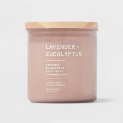 Glass Jar Lavender And Eucalyptus Candle - Threshold™ 9 Glass Jar Lavender And Eucalyptus Candle - Threshold™ -Selected Home Furnishings Store GUEST 3db36f68 f2c9 4561 a858 68d6584366c0
