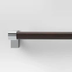 Dark Faux Wood Curtain Rod Nickel - Threshold™ 8 Dark Faux Wood Curtain Rod Nickel - Threshold™ -Selected Home Furnishings Store GUEST 3f1572b1 fc3d 4ce8 8600 dec628aa2d09