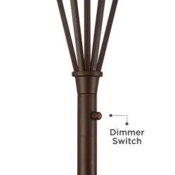 Franklin Iron Works Torchiere Floor Lamp LED 73" Tall Oil Rubbed Bronze Caged Frosted Glass Shade For Living Room Bedroom Office Uplight 12 Franklin Iron Works Torchiere Floor Lamp LED 73" Tall Oil Rubbed Bronze Caged Frosted Glass Shade For Living Room Bedroom Office Uplight -Selected Home Furnishings Store GUEST 3fb6430e 3f8d 4242 bcde 2c2fa58cda4e