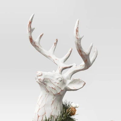 18" Standing Reindeer Animal Sculpture - Wondershop™ White 5 18" Standing Reindeer Animal Sculpture - Wondershop™ White - Image 3