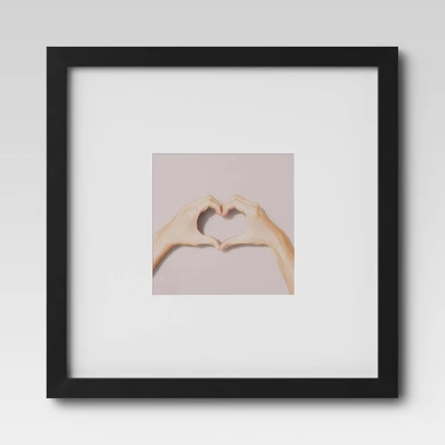 Set Of 9 Gallery Frame Set 10" X 10" Matted To 5" X 5" Black - Room Essentials™ 9 Set Of 9 Gallery Frame Set 10" X 10" Matted To 5" X 5" Black - Room Essentials™ - Image 7