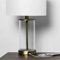 Fillable Accent With USB Table Lamp Brass - Threshold 11 Fillable Accent With USB Table Lamp Brass - Threshold -Selected Home Furnishings Store GUEST 4230aee3 786a 4bde a46a 8ba460f4ad48