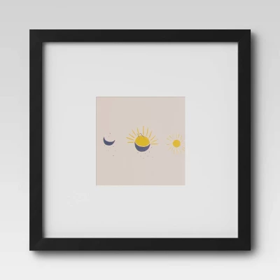 Set Of 9 Gallery Frame Set 10" X 10" Matted To 5" X 5" Black - Room Essentials™ 13 Set Of 9 Gallery Frame Set 10" X 10" Matted To 5" X 5" Black - Room Essentials™ - Image 11