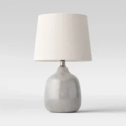 Assembled Ceramic Table Lamp Gray - Threshold™ 11 Assembled Ceramic Table Lamp Gray - Threshold™ -Selected Home Furnishings Store GUEST 43f55026 adf3 4fce aed3 817994ff6d0e