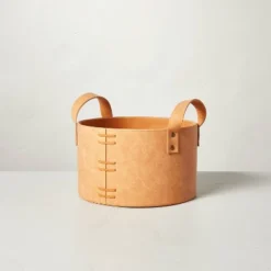 Faux Leather Storage Bin Camel Brown - Hearth & Hand™ With Magnolia 11 Faux Leather Storage Bin Camel Brown - Hearth & Hand™ With Magnolia -Selected Home Furnishings Store GUEST 44d96e68 729c 45be 9c1d 095880db7830