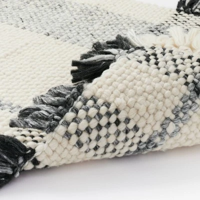 Laurelhurst Indoor/Outdoor Plaid Rug Black/White - Threshold™ Designed With Studio McGee 5 Laurelhurst Indoor/Outdoor Plaid Rug Black/White - Threshold™ Designed With Studio McGee - Image 3