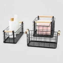 Wire Natural Wood Handles Milk Crate - Brightroom™ 7 Wire Natural Wood Handles Milk Crate - Brightroom™ -Selected Home Furnishings Store GUEST 4a155be8 99e8 4d0e bd95 eeeb004429f9