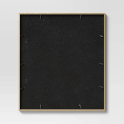 19.4" X 22.4" Matted To 11" X 14" Thin Gallery Oversized Image Frame Brass - Project 62™ 6 19.4" X 22.4" Matted To 11" X 14" Thin Gallery Oversized Image Frame Brass - Project 62™ - Image 4