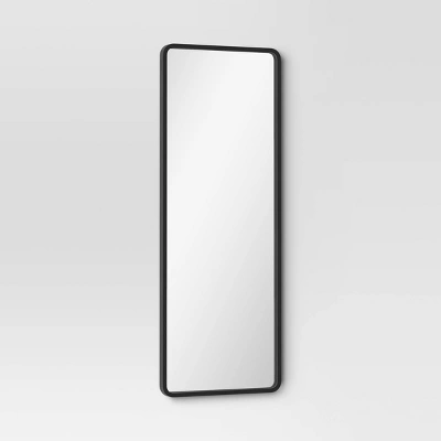 22" X 60" Rounded Corner Wood Leaner Mirror - Threshold™ 4 22" X 60" Rounded Corner Wood Leaner Mirror - Threshold™ - Image 2