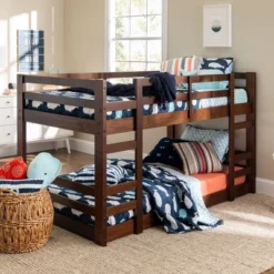 Twin Over Twin Indy Solid Wood Low Bunk Bed - Saracina Home 18 Twin Over Twin Indy Solid Wood Low Bunk Bed - Saracina Home -Selected Home Furnishings Store GUEST 4c4e96bd d483 4ae0 a8be fd0586b37fad