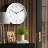 19" Plastic Wall Clock Matte Black - Threshold™ 2 19" Plastic Wall Clock Matte Black - Threshold™ -Selected Home Furnishings Store GUEST 4e68af64 e79c 4734 b7b3 5bf2cf55e568