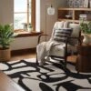 Abstract Inkblot Rug Black/White - Threshold™ 2 Abstract Inkblot Rug Black/White - Threshold™ -Selected Home Furnishings Store GUEST 4ebd94c0 588c 4d37 a38f 2a8f134bc60b