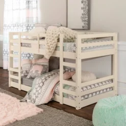 Twin Over Twin Indy Solid Wood Low Bunk Bed - Saracina Home 16 Twin Over Twin Indy Solid Wood Low Bunk Bed - Saracina Home -Selected Home Furnishings Store GUEST 4f052a60 3845 4f84 91b9 34fbe3eba04e