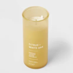Wellness Jar Citrus And White Oak Candle Yellow - Threshold™ 12 Wellness Jar Citrus And White Oak Candle Yellow - Threshold™ -Selected Home Furnishings Store GUEST 4f867f15 ed49 4002 b0aa a669af9a9d37