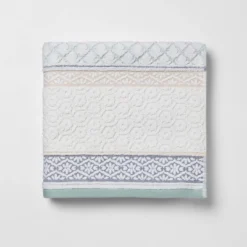 Pattern Filled Stripe Towel Blue - Threshold 11 Pattern Filled Stripe Towel Blue - Threshold -Selected Home Furnishings Store GUEST 50f19a60 e619 4f20 adcc 10d255eeb751