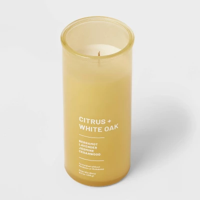 Wellness Jar Citrus And White Oak Candle Yellow - Threshold™ 4 Wellness Jar Citrus And White Oak Candle Yellow - Threshold™ - Image 2
