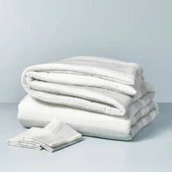 3pc Heathered Stripe Comforter Bedding Set - Hearth & Hand™ With Magnolia 6 3pc Heathered Stripe Comforter Bedding Set - Hearth & Hand™ With Magnolia -Selected Home Furnishings Store GUEST 52132338 ab47 408d 926e eac3b29c5c2d