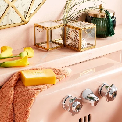 Metal Glass Decorative Box Gold - Opalhouse™ Designed With Jungalow™ 3 Metal Glass Decorative Box Gold - Opalhouse™ Designed With Jungalow™