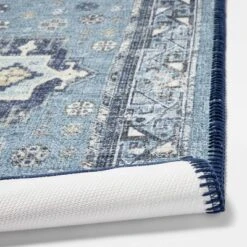 Vintage Persian Medallion Kitchen Rug Blue - Threshold™ 9 Vintage Persian Medallion Kitchen Rug Blue - Threshold™ -Selected Home Furnishings Store GUEST 542826fe 714b 49ea bc14 c43a2adfca20