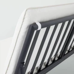 Cushioned Metal Outdoor Loveseat - Cream/Black - Hearth & Hand™ With Magnolia 12 Cushioned Metal Outdoor Loveseat - Cream/Black - Hearth & Hand™ With Magnolia -Selected Home Furnishings Store GUEST 559437a5 9b7e 430d 87fa d6f614a9cf57