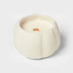12oz Brushed Abstract Pumpkin Ceramic With Woodwick And Dustcover Spice Vanilla Fig Candle - Threshold™ 8 12oz Brushed Abstract Pumpkin Ceramic With Woodwick And Dustcover Spice Vanilla Fig Candle - Threshold™ -Selected Home Furnishings Store GUEST 56dcf7e4 f6a0 44c9 ac04 ae33916564fb