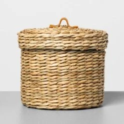 Woven Bath Storage Canister Beige - Hearth & Hand™ With Magnolia 13 Woven Bath Storage Canister Beige - Hearth & Hand™ With Magnolia -Selected Home Furnishings Store GUEST 587edaef cf59 4ead 8ace 96b1d31b34d2