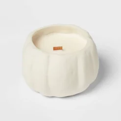 12oz Brushed Abstract Pumpkin Ceramic With Woodwick And Dustcover Pumpkin Woods Candle - Threshold™ 8 12oz Brushed Abstract Pumpkin Ceramic With Woodwick And Dustcover Pumpkin Woods Candle - Threshold™ -Selected Home Furnishings Store GUEST 5b059e28 6e08 45a7 a86f dbf22968050c