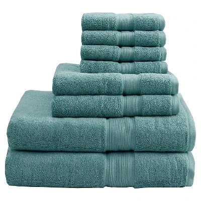 8pc Cotton Bath Towel Set 14 8pc Cotton Bath Towel Set - Image 12