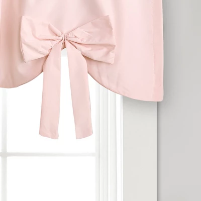 18"x52" Melody Bow Valance Blush - Lush Décor 4 18"x52" Melody Bow Valance Blush - Lush Décor - Image 2