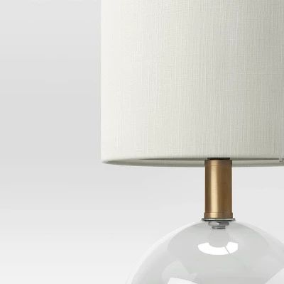 Glass Sphere Mini Table Lamp Clear - Threshold™ 5 Glass Sphere Mini Table Lamp Clear - Threshold™ - Image 3