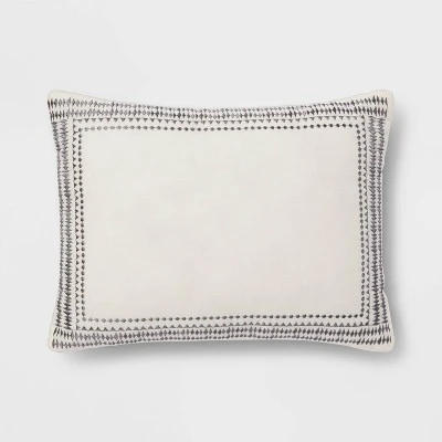 5pc Woven Diamond Stripe Comforter Set Cream/Black - Threshold™ 8 5pc Woven Diamond Stripe Comforter Set Cream/Black - Threshold™ - Image 6