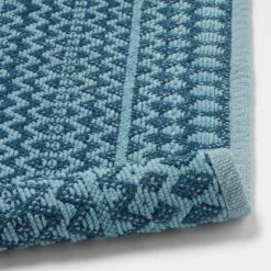 20"x32" Mixed Texture Chenille Bath Rug Teal Blue - Threshold™ 7 20"x32" Mixed Texture Chenille Bath Rug Teal Blue - Threshold™ -Selected Home Furnishings Store GUEST 5f518d55 c95d 450d 8e28 f9ed439cc95f