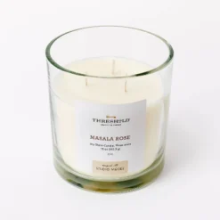 Clear Glass Masala Rose Candle White - Threshold™ Designed With Studio McGee 12 Clear Glass Masala Rose Candle White - Threshold™ Designed With Studio McGee -Selected Home Furnishings Store GUEST 6158848c d4f8 4efe 93c4 8a58a533ee09