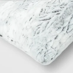 Tipped Snow Leopard Faux Fur Square Throw Pillow - Threshold™ -Selected Home Furnishings Store GUEST 668d17e8 01a5 40e8 86ab 0b7c616c19dd