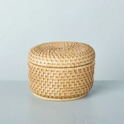 Woven Basket With Lid Natural - Hearth & Hand™ With Magnolia 11 Woven Basket With Lid Natural - Hearth & Hand™ With Magnolia -Selected Home Furnishings Store GUEST 66a4f642 06e1 4c92 934e 2dcb97d900b7