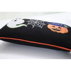 12"x19" Indoor Halloween Boo Friends Black Rectangular Throw Pillow Cover - Pillow Perfect 7 12"x19" Indoor Halloween Boo Friends Black Rectangular Throw Pillow Cover - Pillow Perfect -Selected Home Furnishings Store GUEST 66f9c202 cb23 49e5 87d4 6aa840333b01